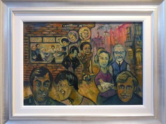Hidden for almost 60 years, Isherwoods Coronation Street painting