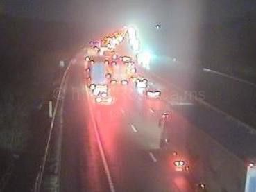 Severe Delays Expected After M6 Closed In Both Directions Overnight Due ...